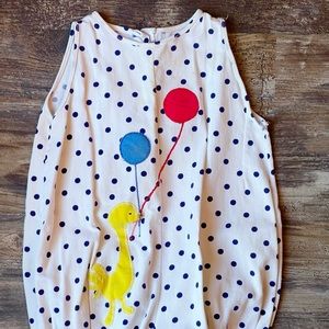 Vintage 70s/80’s Birdie & Balloons Bubble Onesie